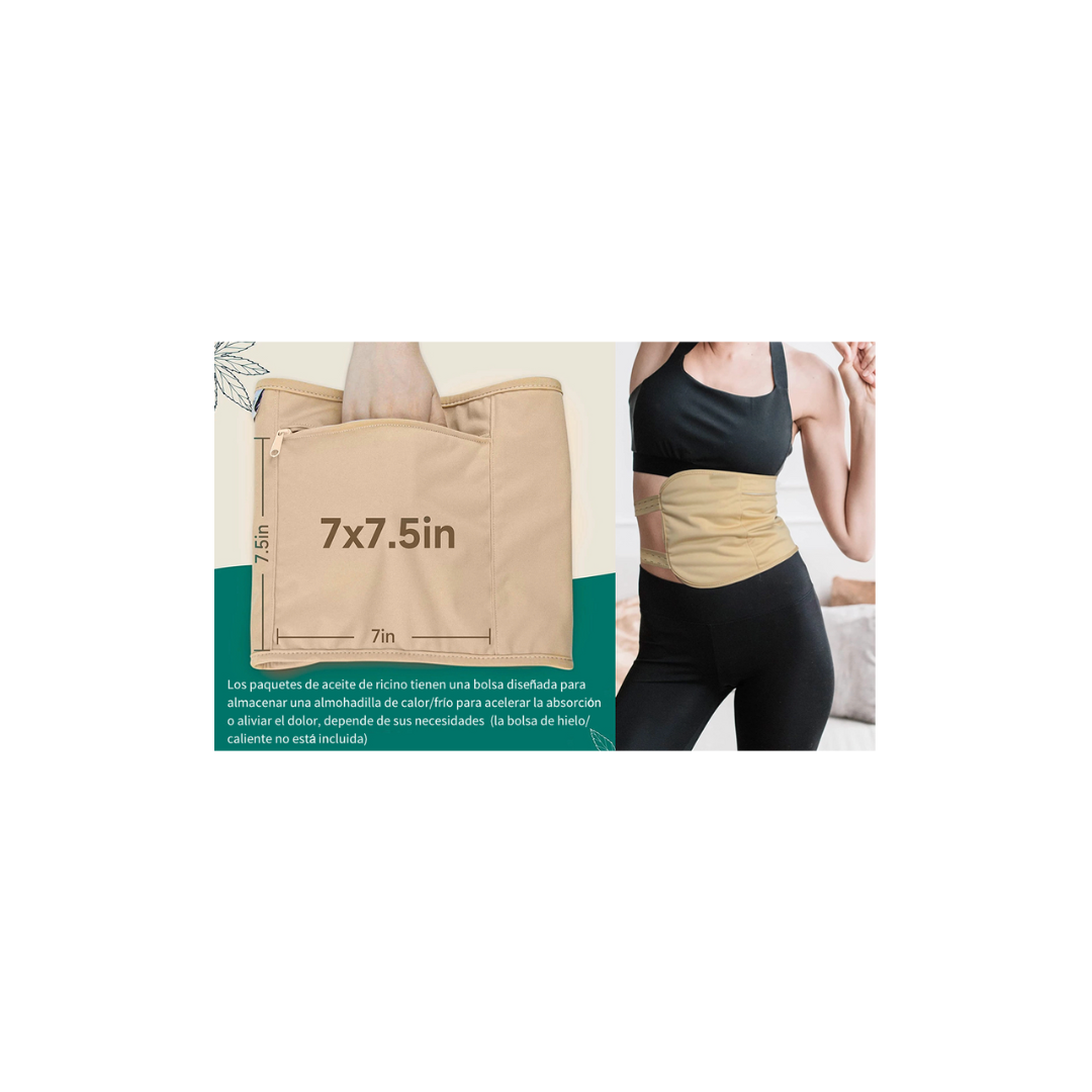 Castor Oil Pack. Cliganic