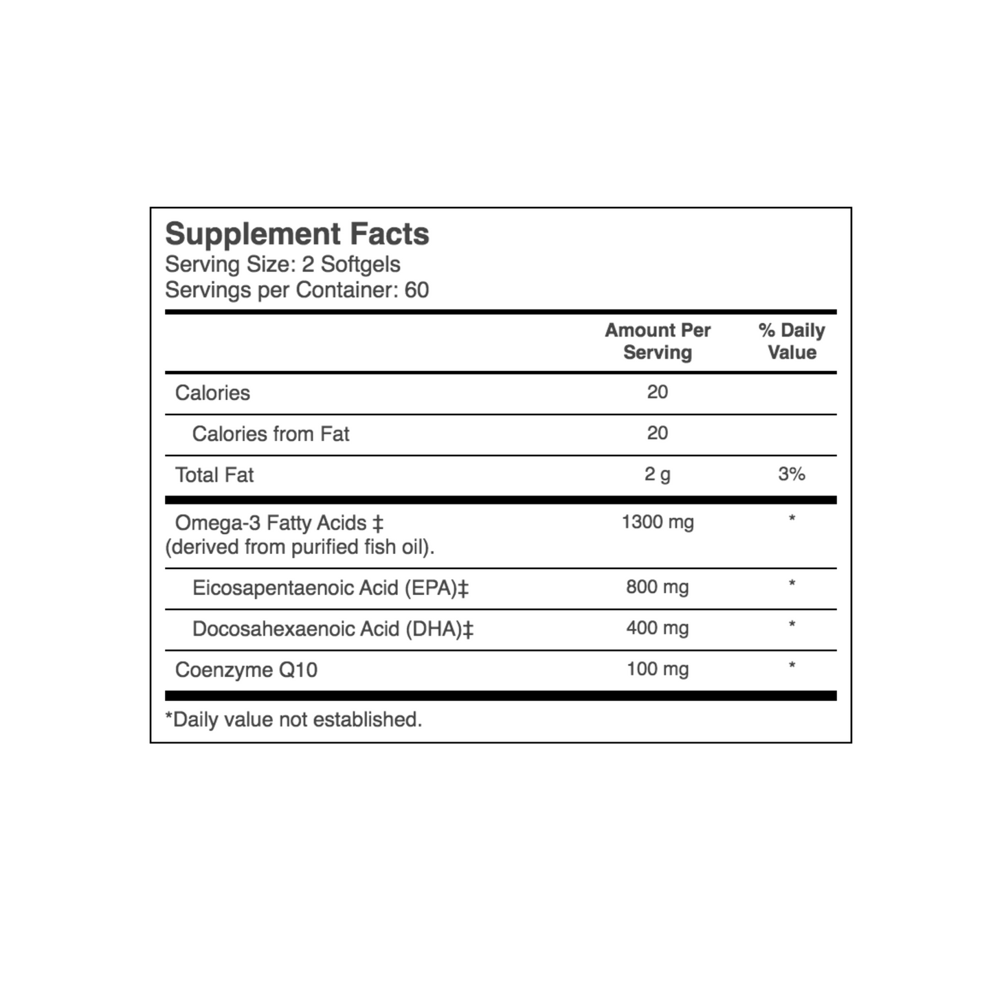 Omega 3 + CoQ10. Synergy®